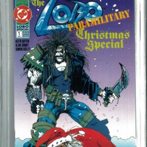 LOBO PARAMILITARY CHRISTMAS SPECIAL #1: Simon Bisley – Halo graded 9.4 (NM)