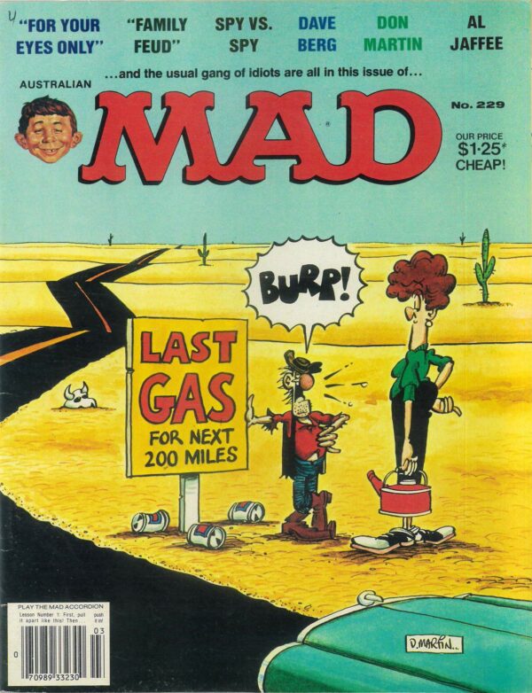 AUSTRALIAN MAD #229: VF/NM