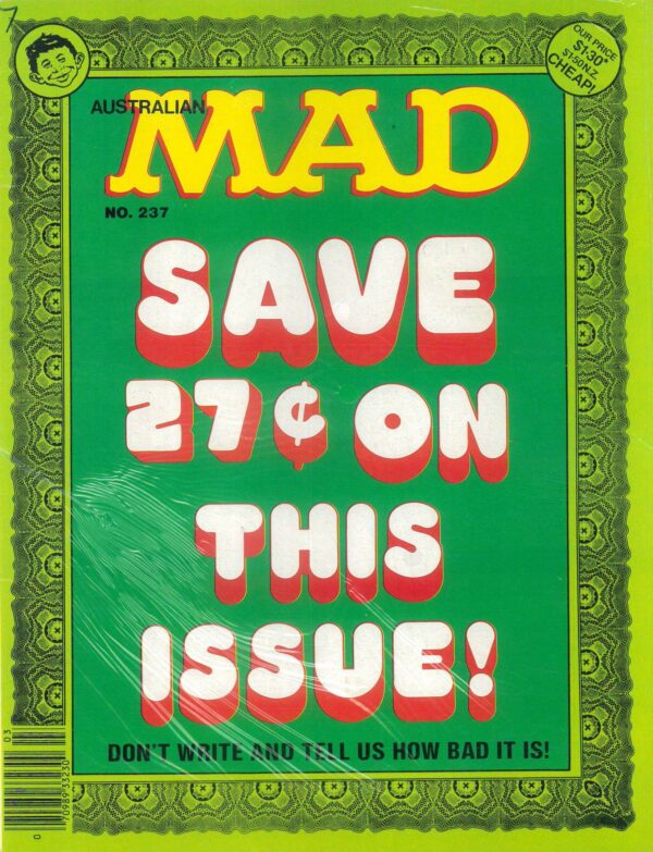 AUSTRALIAN MAD #237: VF/NM