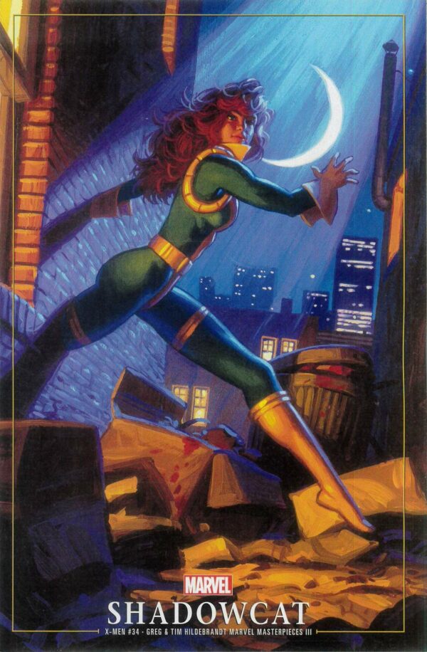 X-MEN (2021 SERIES) #34: Greg & Tim Hildebrandt Shadowcat Marvel Masterpieces 3 cvr D