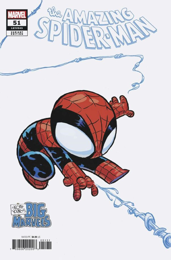AMAZING SPIDER-MAN (2022 SERIES) #51: Skottie Young Big Marvel cover C