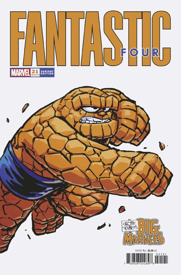 FANTASTIC FOUR (2022 SERIES) #21: Skottie Young Big Marvel cover B