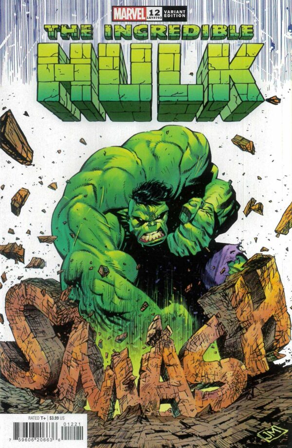 INCREDIBLE HULK (2023 SERIES) #12: Justin Mason Hulk Smash cover B