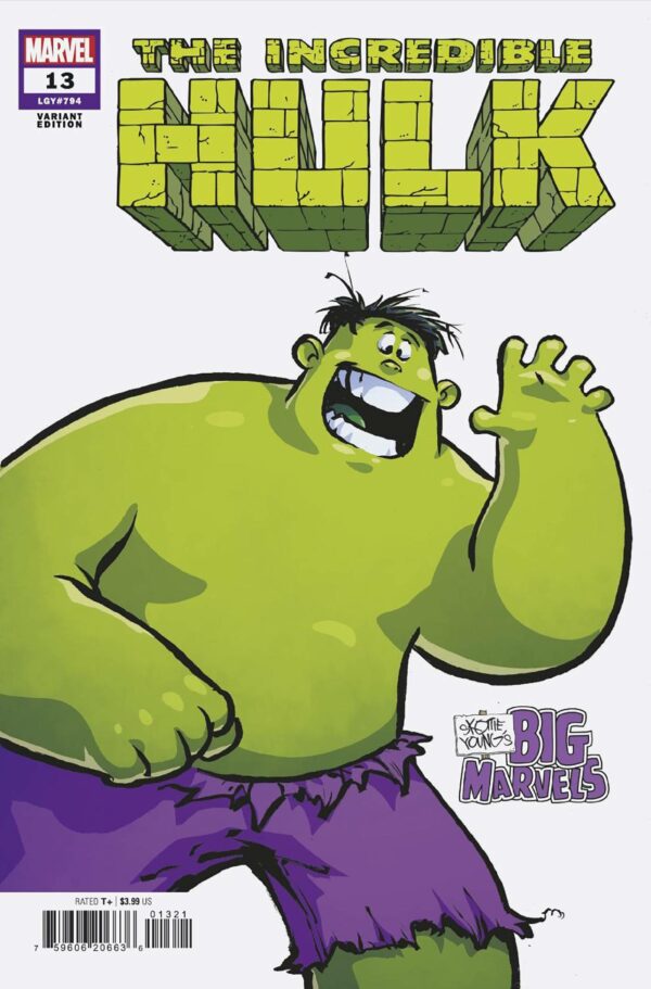 INCREDIBLE HULK (2023 SERIES) #13: Skottie Young Big Marvel cover B