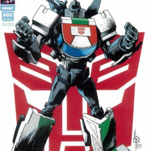 TRANSFORMERS (2023 SERIES) #6: Jason Howard 2nd Print Autobot cover B