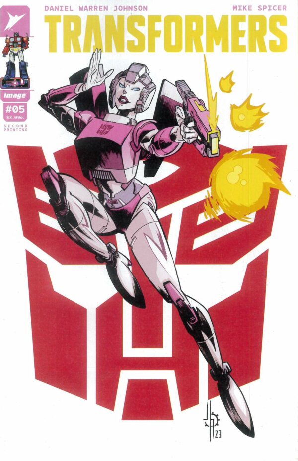 TRANSFORMERS (2023 SERIES) #5: Jason Howard 2nd Print Autobot cover A