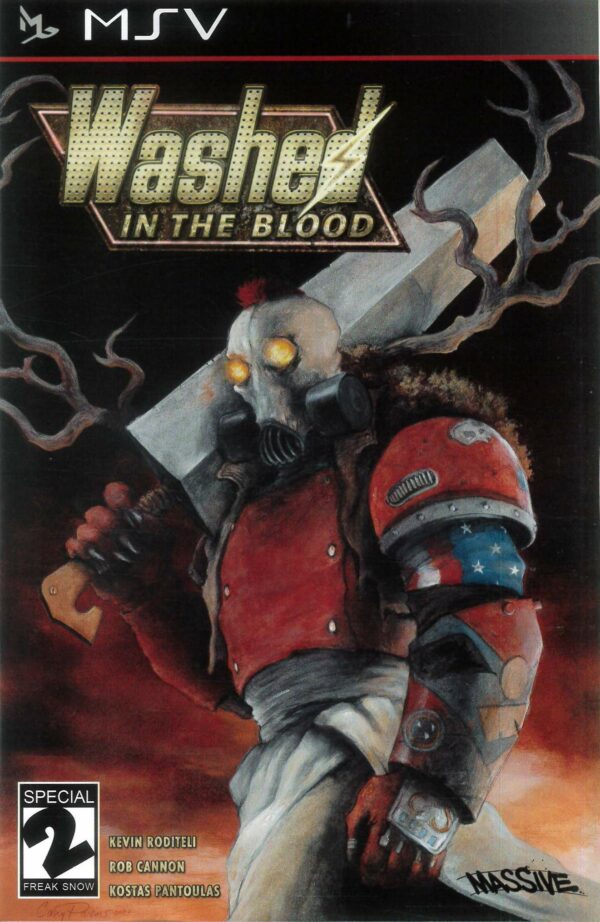 WASHED IN THE BLOOD #2: Casey Parsons Video Game Homage cover C