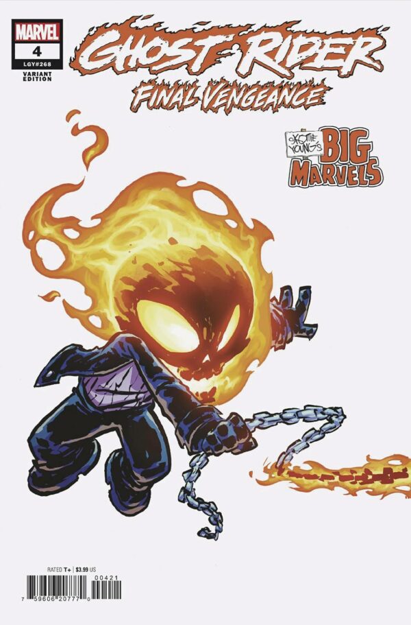 GHOST RIDER: FINAL VENGEANCE #4: Skottie Young Big Marvel cover B