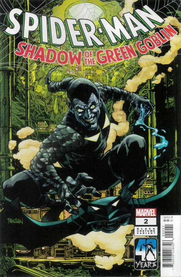 SPIDER-MAN: SHADOW OF GREEN GOBLIN #2: Dan Panosian Black Costume cover B