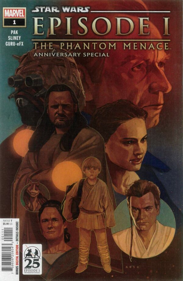 STAR WARS: PHANTOM MENACE 25TH ANNIVERSARY SPECIAL #1: Phil Noto cover A