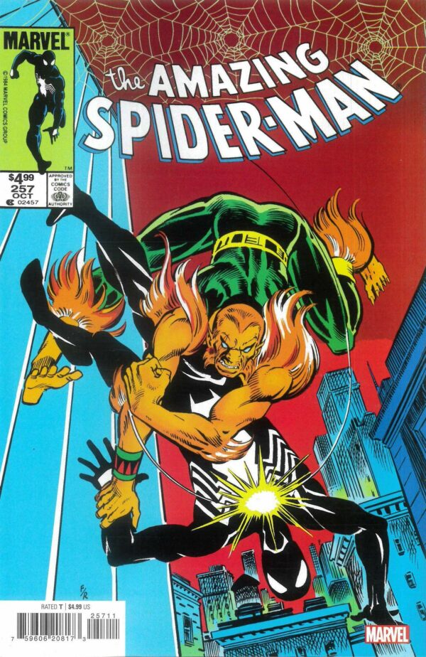 AMAZING SPIDER-MAN (1962-2018 SERIES) #257: 2024 Facsimile edition (Ron Frenz cover A)