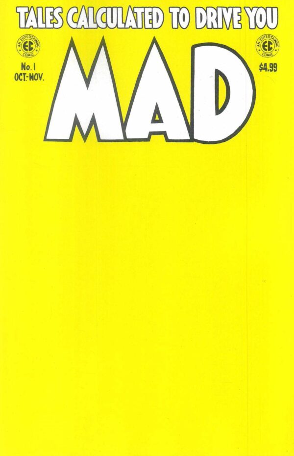 MAD (1954-2018 SERIES) #1: 2024 Facsimile edition (Blank Sketch cover B)