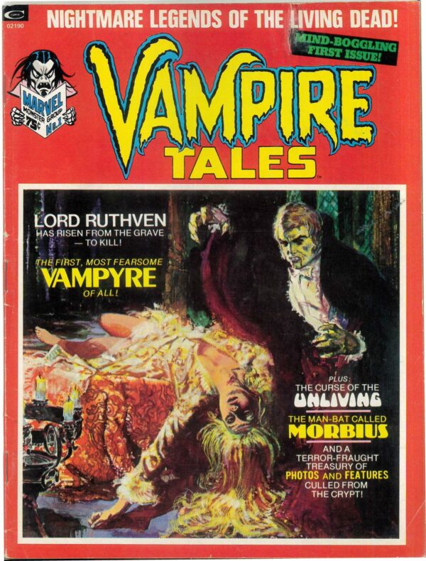 VAMPIRE TALES #1: First solo Morbius story – VG/FN