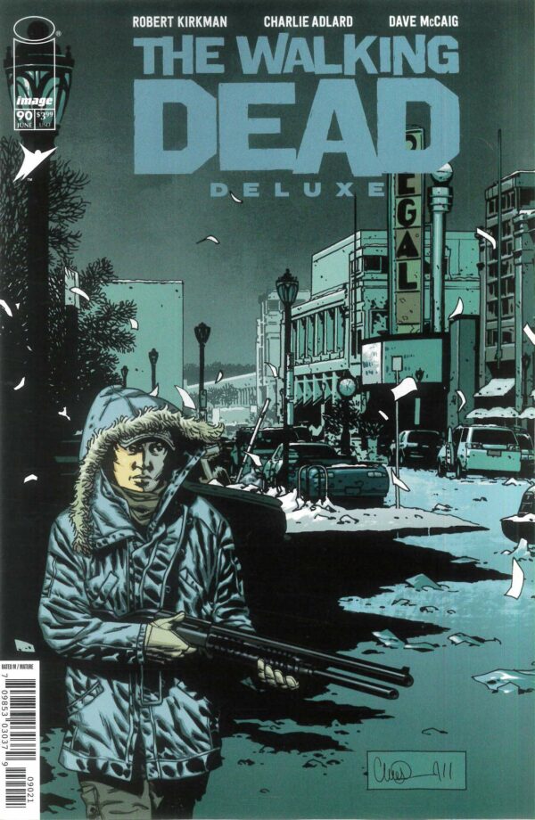 WALKING DEAD DELUXE #90: Charlie Adlard cover B