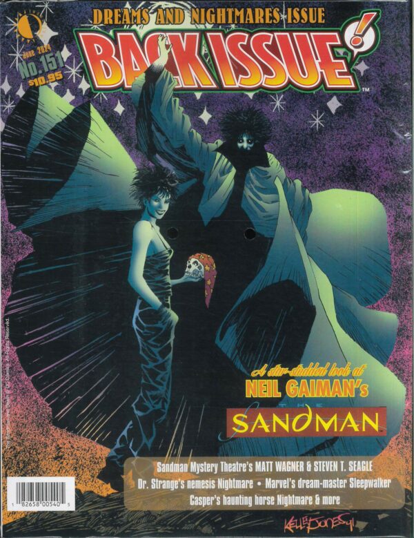 BACK ISSUE MAGAZINE #151: Neil Gaiman’s The Sandman (Kelley Jones cover)