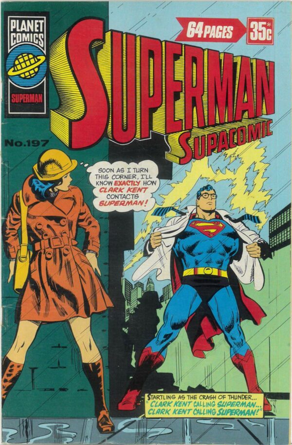 SUPERMAN SUPACOMIC (1958-1982 SERIES) #197: GD