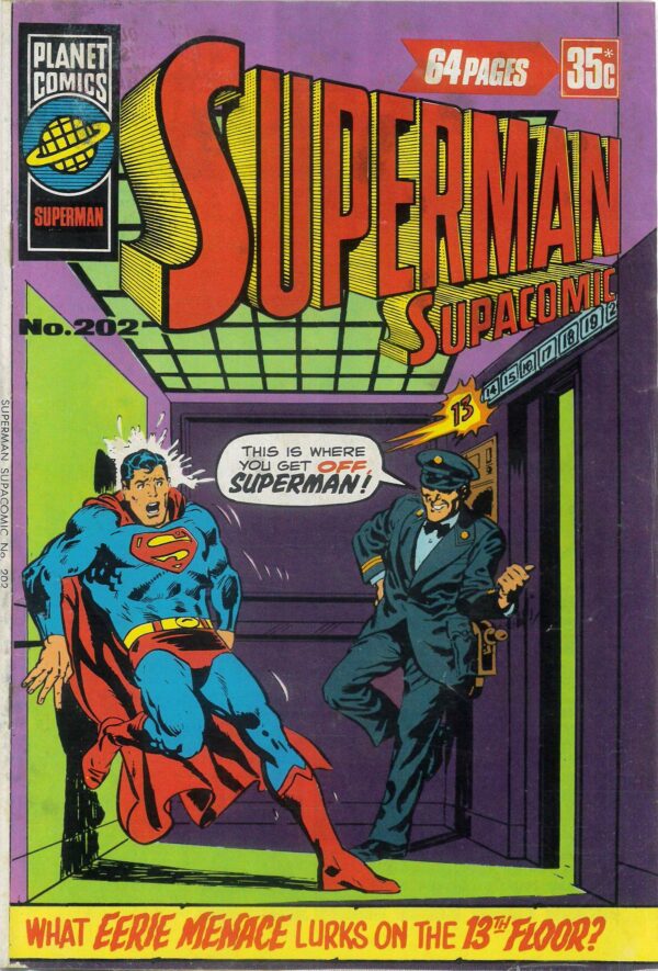 SUPERMAN SUPACOMIC (1958-1982 SERIES) #202: Jack Kirby – VG