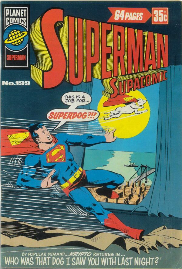 SUPERMAN SUPACOMIC (1958-1982 SERIES) #199: GD/VG