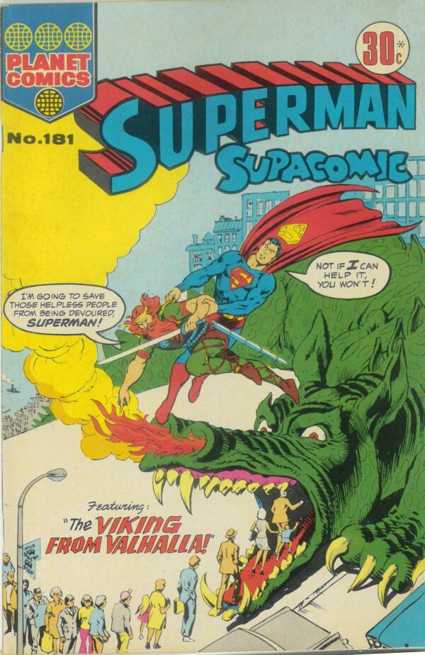 SUPERMAN SUPACOMIC (1958-1982 SERIES) #181: VF