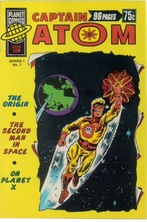 PLANET SERIES (1977-1980 SERIES) #107: Series 1 Issue 7 Captain Atom (Steve Ditko 70 pages) FN