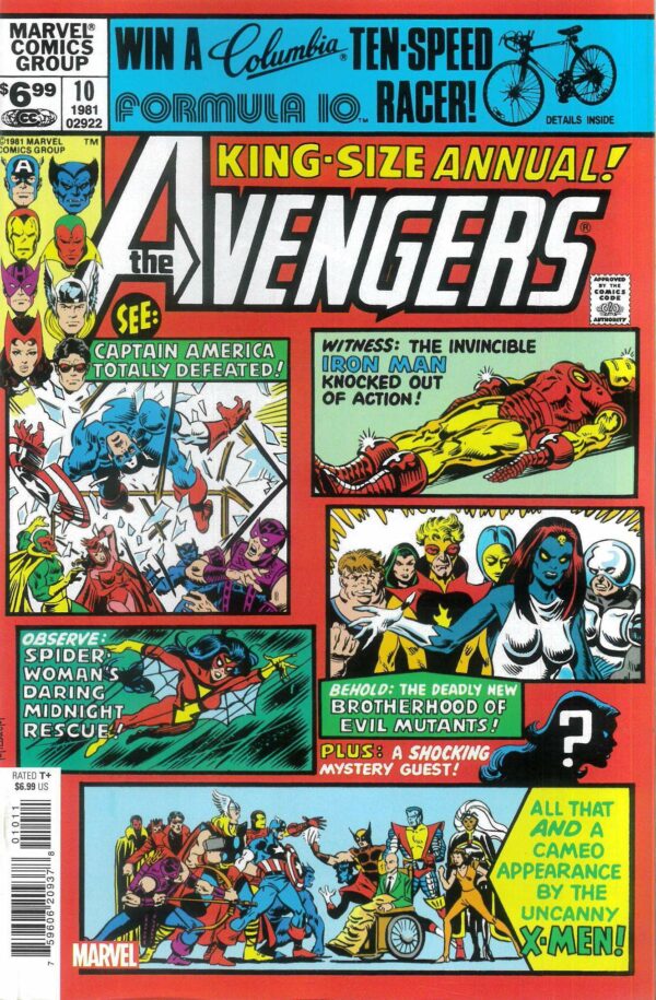 AVENGERS ANNUAL #10: 2024 Facsimile edition (Al Milgrom cover A)