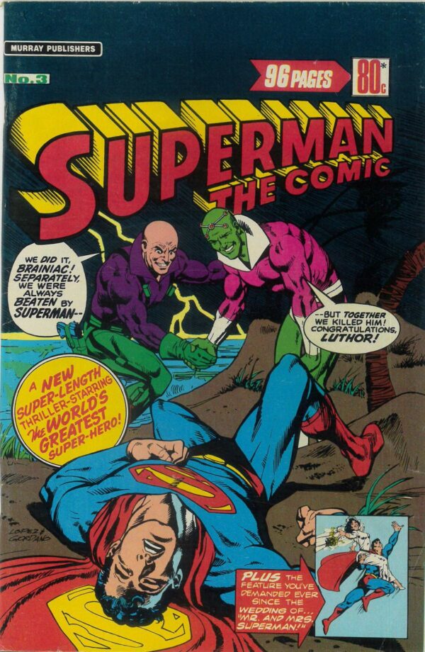 SUPERMAN THE COMIC (1978-1980 SERIES) #3: VF/NM
