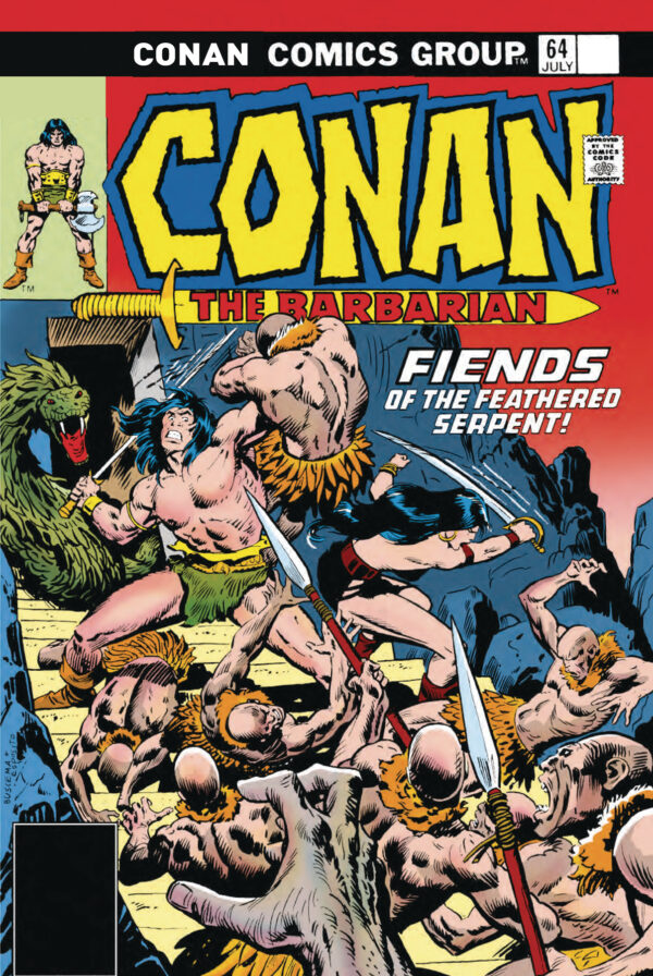 CONAN THE BARBARIAN ORIGINAL COMICS OMNIBUS (HC) #3: John Buscema Direct Market cover (#64)