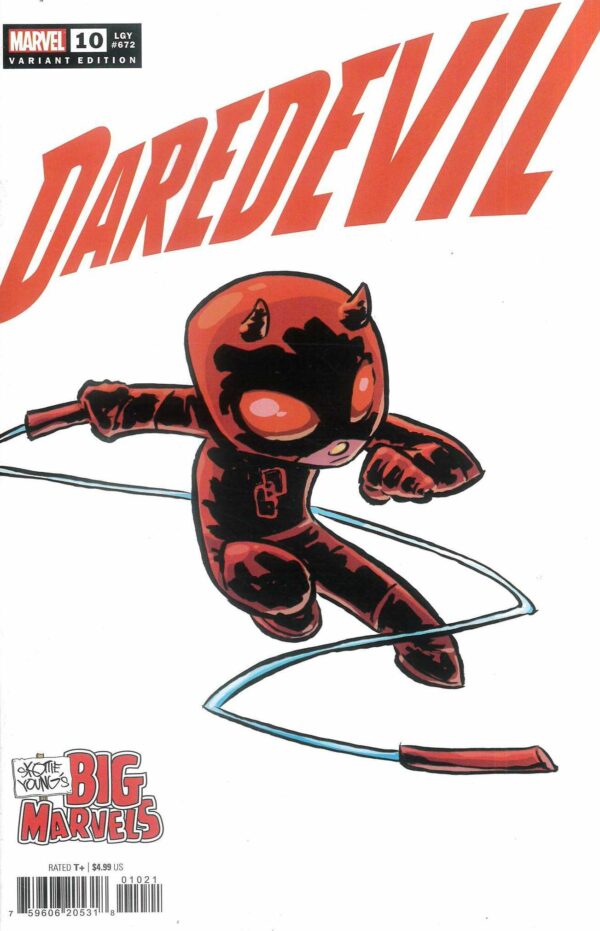 DAREDEVIL (2023 SERIES) #10: Skottie Young Big Marvel cover B