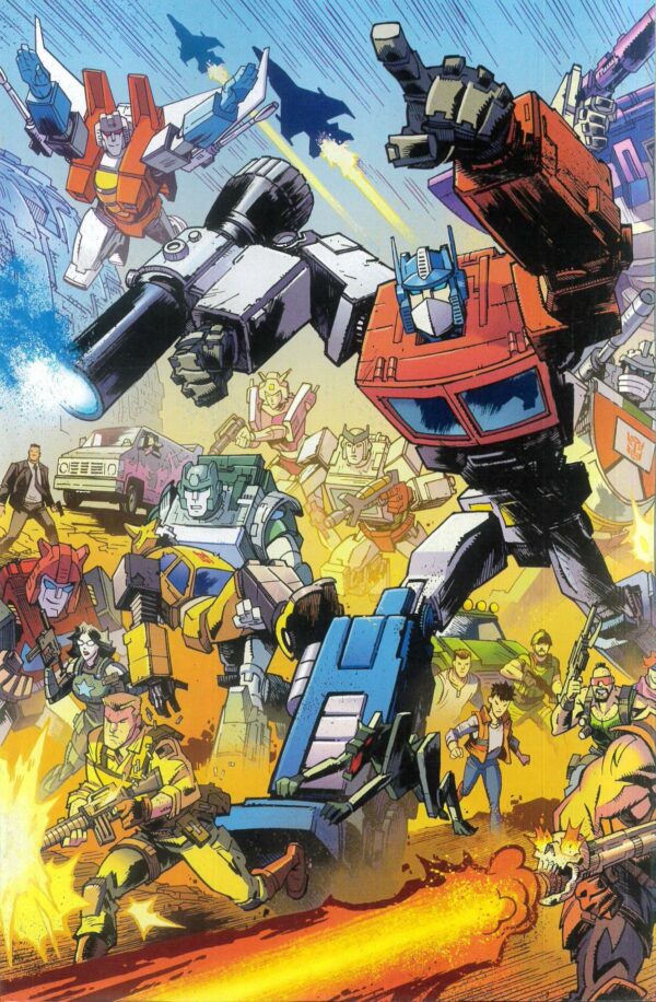 TRANSFORMERS (2023 SERIES) #9: Jason Howard Energon Universe Anniversary connecting cover
