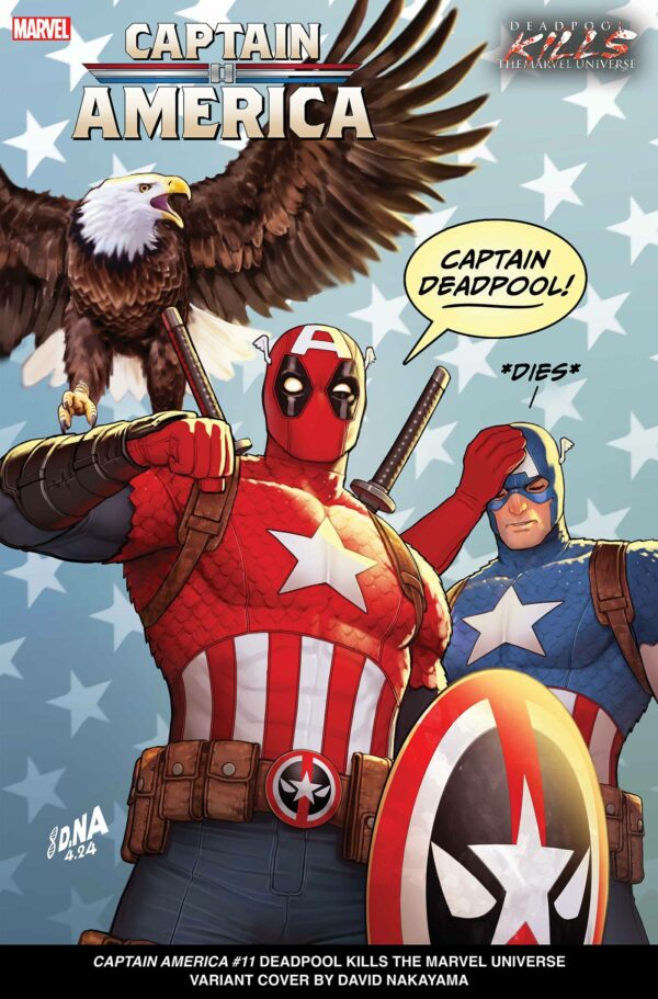 CAPTAIN AMERICA (2023 SERIES) #11 David Nakayama Deadpool Kills The Marvel Universe cover C