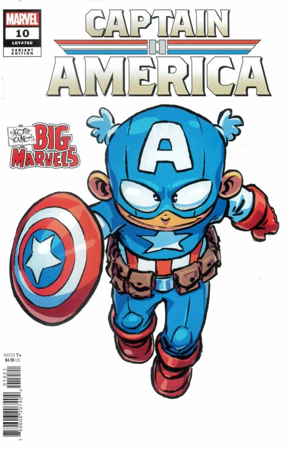 CAPTAIN AMERICA (2023 SERIES) #10: Skottie Young Big Marvel cover B