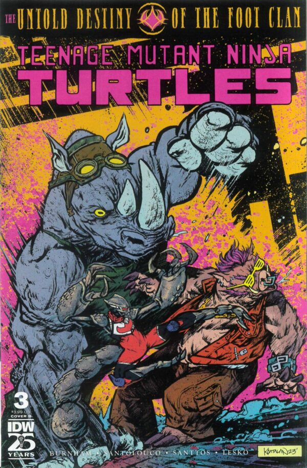 TMNT: UNTOLD DESTINY OF FOOT CLAN #3: Kevin Anthony Catalan cover B