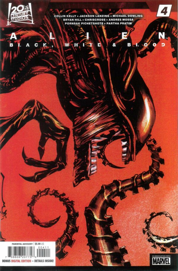 ALIEN: BLACK, WHITE AND BLOOD #4: Dustin Nguyen cover A