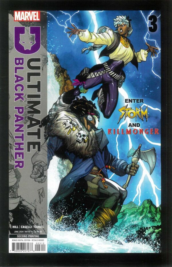 ULTIMATE BLACK PANTHER #3: Stefano Caselli 2nd Print