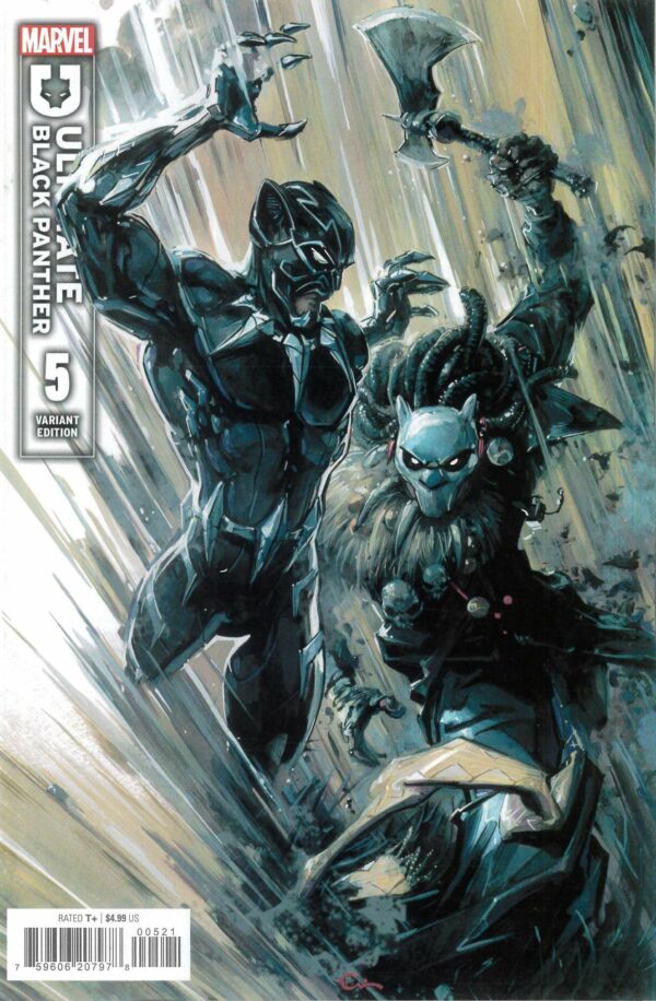 ULTIMATE BLACK PANTHER #5: Clayton Crain cover B