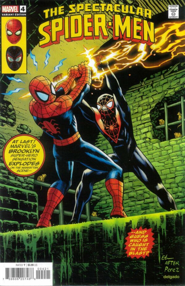 SPECTACULAR SPIDER-MEN #4: Ethan Young Homage cover B