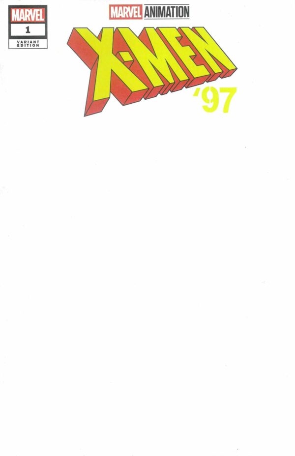 X-MEN 97 #1: Blank Sketch 3rd Print cover