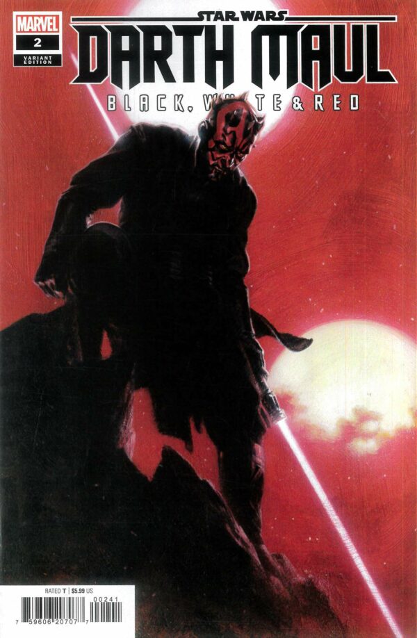 STAR WARS: DARTH MAUL BLACK WHITE & RED #2: Gabriele Dell’Otto cover D