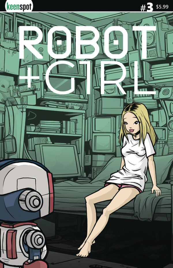 ROBOT + GIRL #3 Mike White cover A