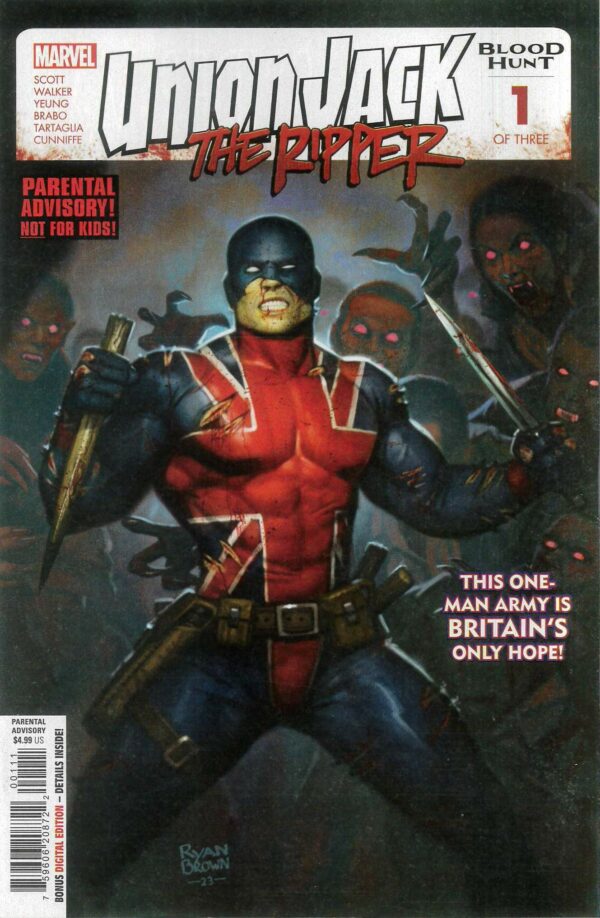 UNION JACK THE RIPPER: BLOOD HUNT #1: Ryan Brown cover A