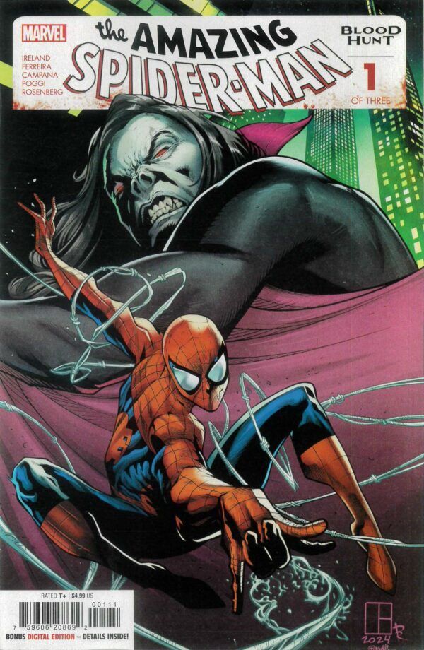 AMAZING SPIDER-MAN: BLOOD HUNT #1: Marcelo Ferreira cover A