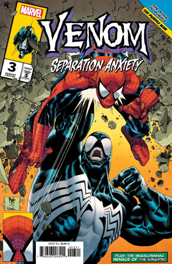 VENOM: SEPARATION ANXIETY (2024 SERIES) #3 Paulo Siqueira Homage cover B