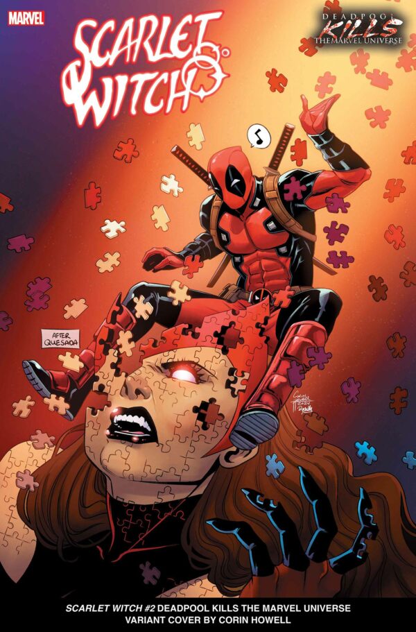SCARLET WITCH (2024 SERIES) #2 Corin Howell Deadpool Kills the Marvel Universe cover B