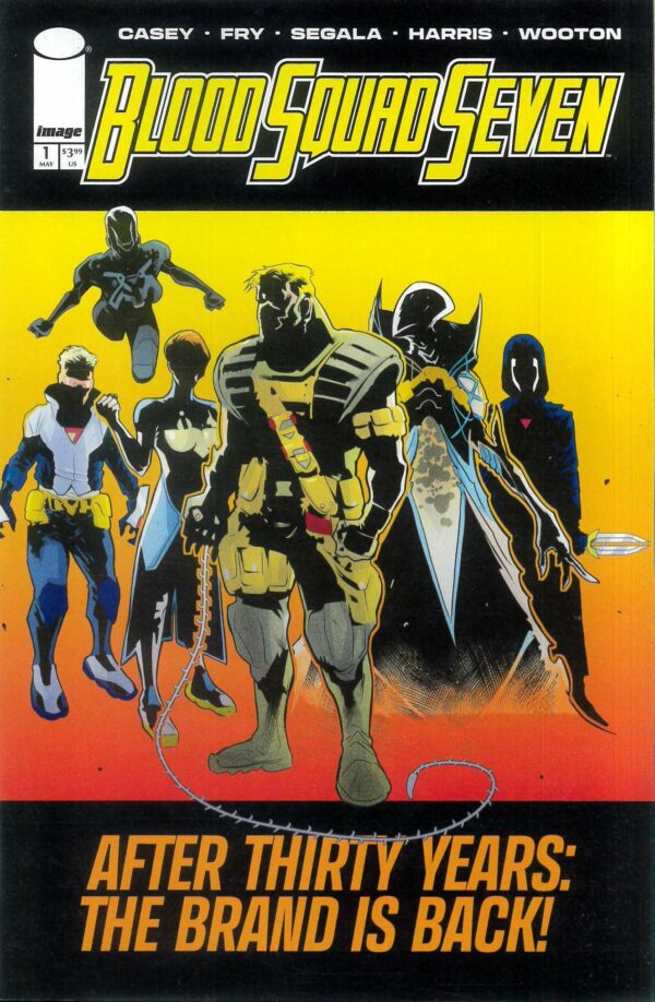 BLOOD SQUAD SEVEN #1: Paul Fry cover A