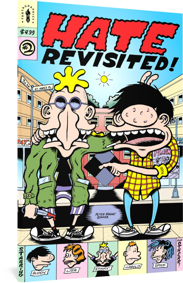 HATE REVISITED #2 Peter Bagge cover A