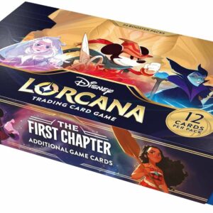 DISNEY LORCANA BOOSTER PACK #1: First Chapter (24 pack display) DISNEY LORCANA BOOSTER PACK #1: First Chapter (24 pack display)