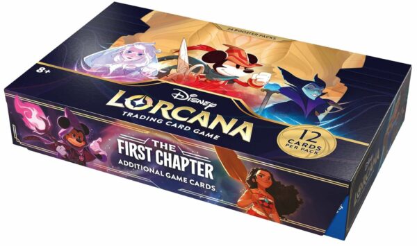 DISNEY LORCANA BOOSTER PACK #1: First Chapter (24 pack display)