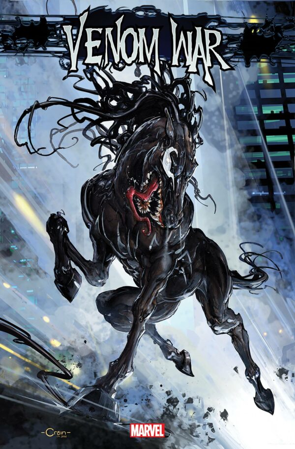 VENOM WAR #1 Clayton Crain Venom Horse cover