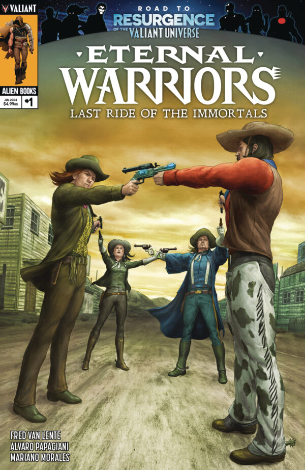 ETERNAL WARRIORS: LAST RIDE OF THE IMMORTALS #1 Agustin Alessio cover B