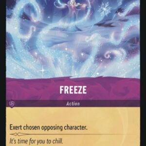 DISNEY LORCANA SINGLE CARDS: FIRST CHAPTER #124: Freeze (Common Foil 63/204: NM) DISNEY LORCANA SINGLE CARDS: FIRST CHAPTER #124: Freeze (Common Foil 63/204: NM)